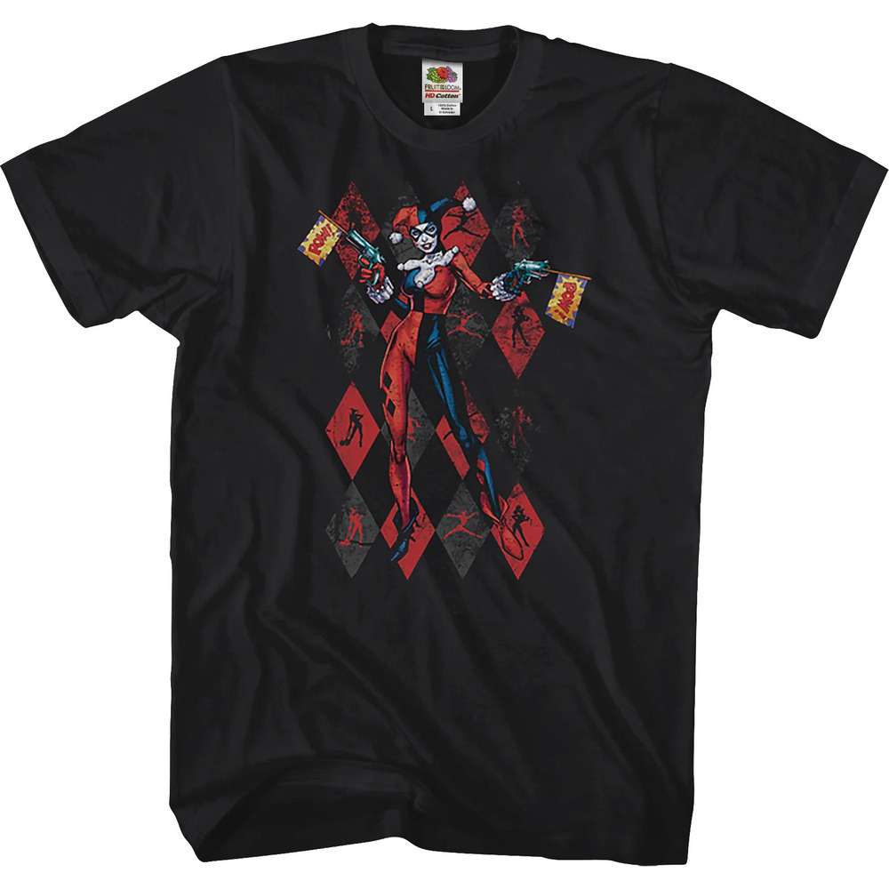 Harley Quinn Pow Pow Dc Comics Tshirt